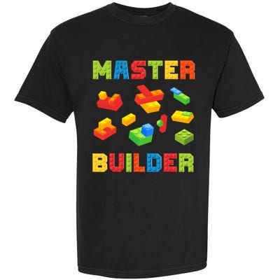 Master Builder Building Blocks Lover Brick Builder Garment-Dyed Heavyweight T-Shirt