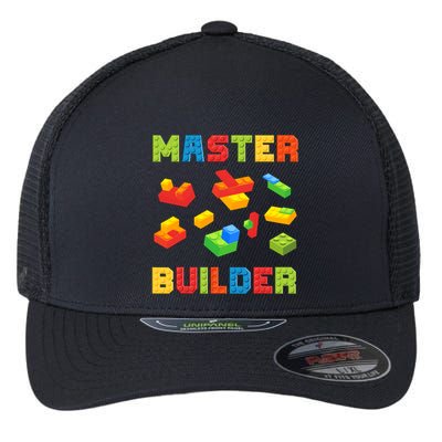 Master Builder Building Blocks Lover Brick Builder Flexfit Unipanel Trucker Cap