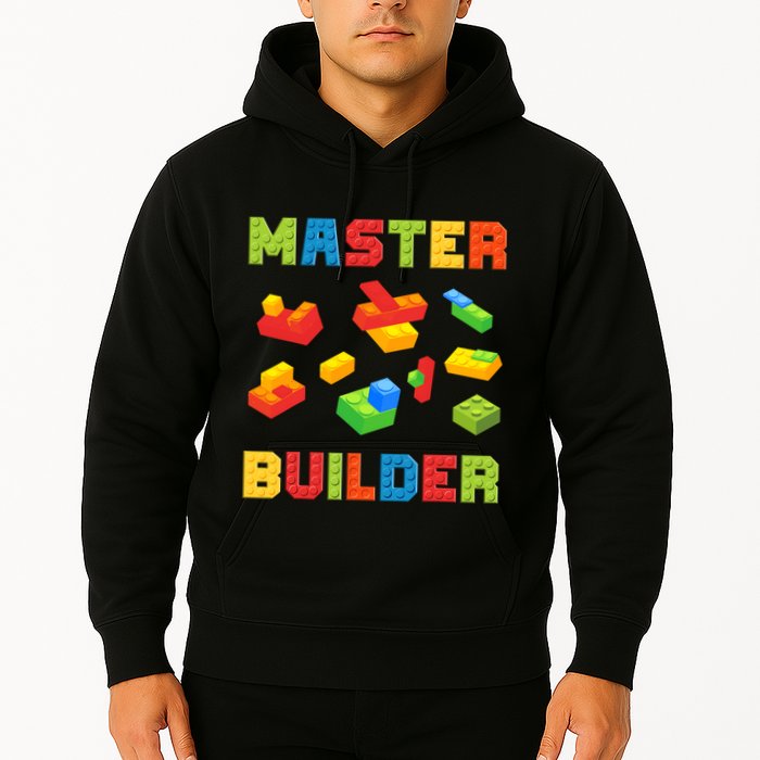Master Builder Building Blocks Lover Brick Builder Hoodie