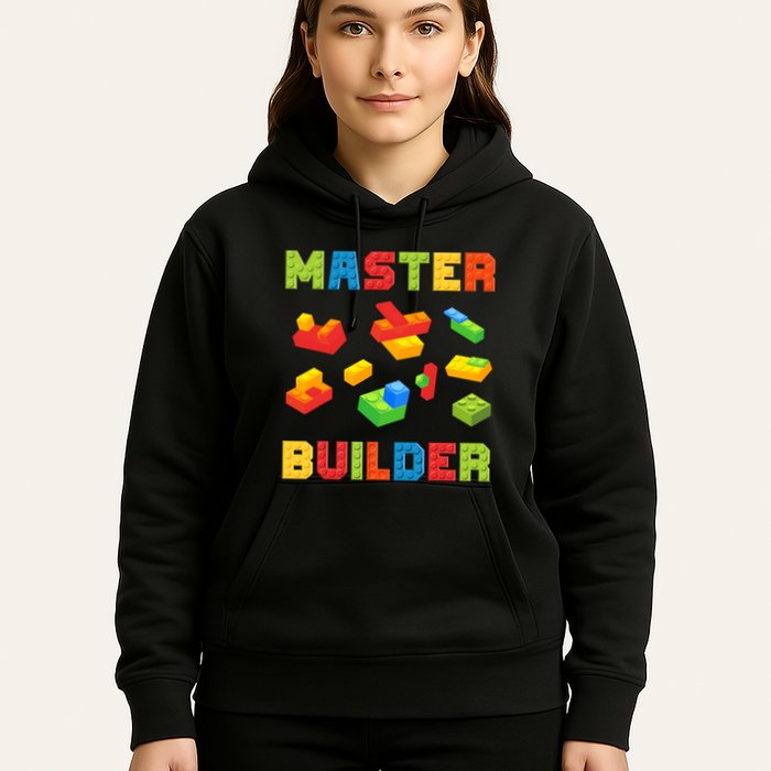 Master Builder Building Blocks Lover Brick Builder Hoodie