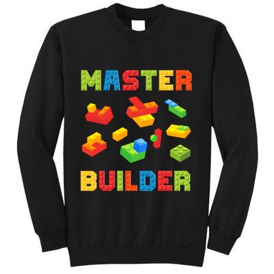 Master Builder Building Blocks Lover Brick Builder Sweatshirt