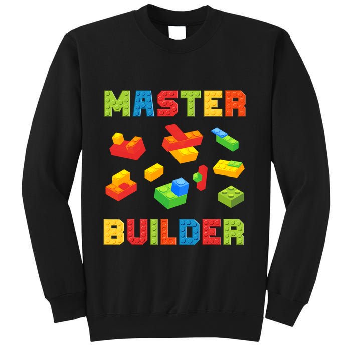 Master Builder Building Blocks Lover Brick Builder Sweatshirt
