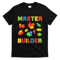 Master Builder Building Blocks Lover Brick Builder T-Shirt