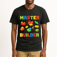 Master Builder Building Blocks Lover Brick Builder Tall T-Shirt