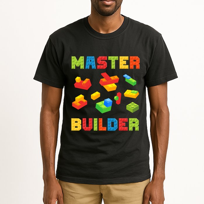 Master Builder Building Blocks Lover Brick Builder Tall T-Shirt