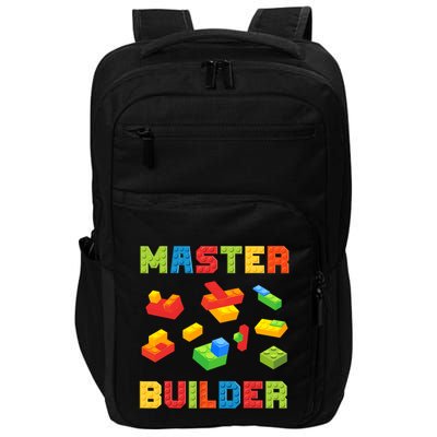 Master Builder Building Blocks Lover Brick Builder Impact Tech Backpack