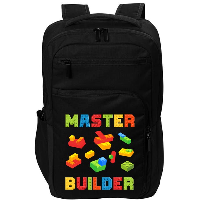 Master Builder Building Blocks Lover Brick Builder Impact Tech Backpack