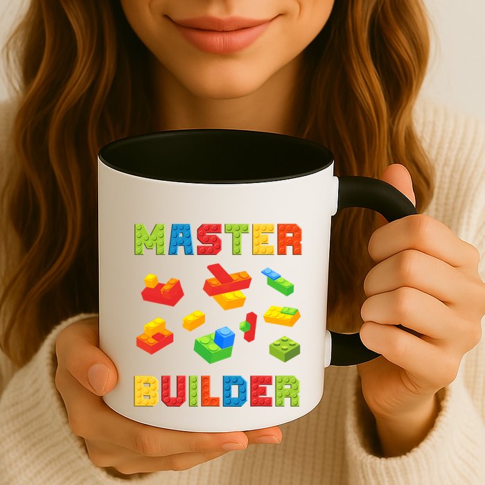 Master Builder Building Blocks Lover Brick Builder Mug