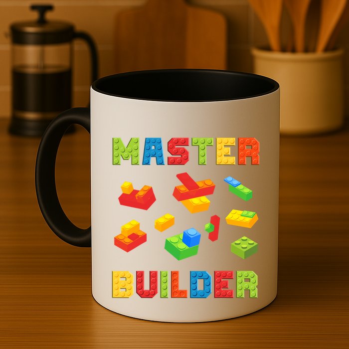 Master Builder Building Blocks Lover Brick Builder Mug