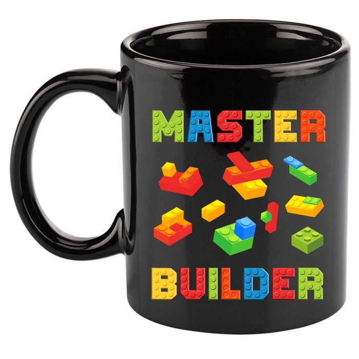 Master Builder Building Blocks Lover Brick Builder 11oz C Handle Ceramic Mug