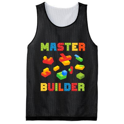 Master Builder Building Blocks Lover Brick Builder Mesh Reversible Basketball Jersey Tank