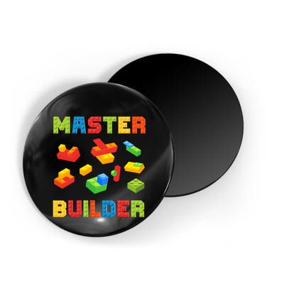 Master Builder Building Blocks Lover Brick Builder Magnet