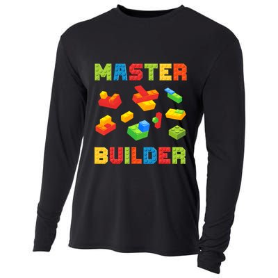 Master Builder Building Blocks Lover Brick Builder Cooling Performance Long Sleeve Crew