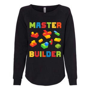 Master Builder Building Blocks Lover Brick Builder Womens California Wash Sweatshirt