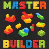 Master Builder Building Blocks Lover Brick Builder 25L Jumbo Tote