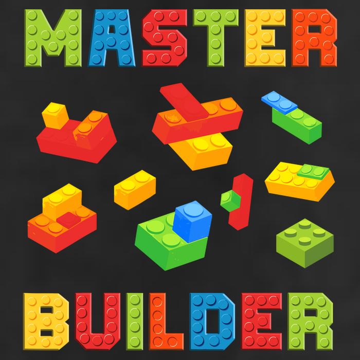 Master Builder Building Blocks Lover Brick Builder 25L Jumbo Tote