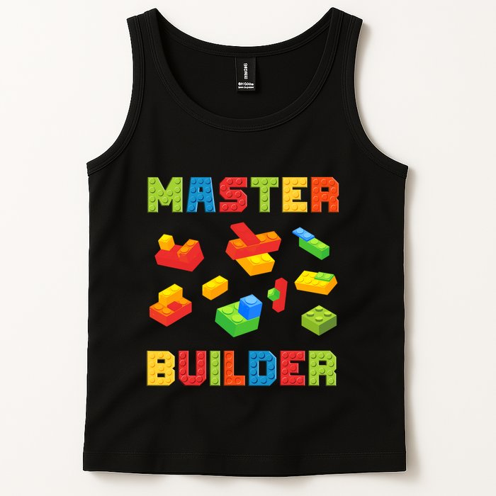 Master Builder Building Blocks Lover Brick Builder Tank Top