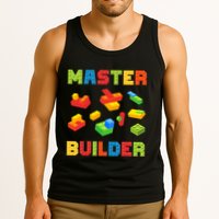Master Builder Building Blocks Lover Brick Builder Tank Top