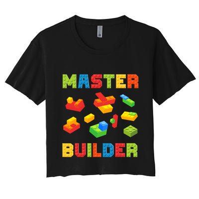 Master Builder Building Blocks Lover Brick Builder Crop Top