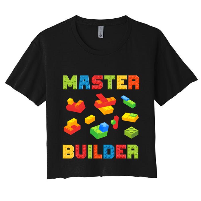Master Builder Building Blocks Lover Brick Builder Crop Top