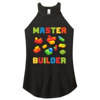 Master Builder Building Blocks Lover Brick Builder Women's Perfect Tri Rocker Tank