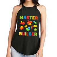 Master Builder Building Blocks Lover Brick Builder Women's Perfect Tri Rocker Tank