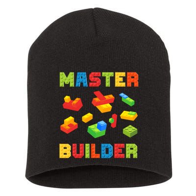 Master Builder Building Blocks Lover Brick Builder Short Acrylic Beanie