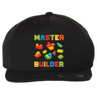 Master Builder Building Blocks Lover Brick Builder Wool Snapback Cap