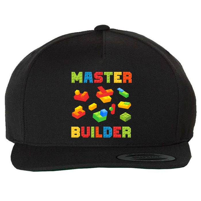 Master Builder Building Blocks Lover Brick Builder Wool Snapback Cap