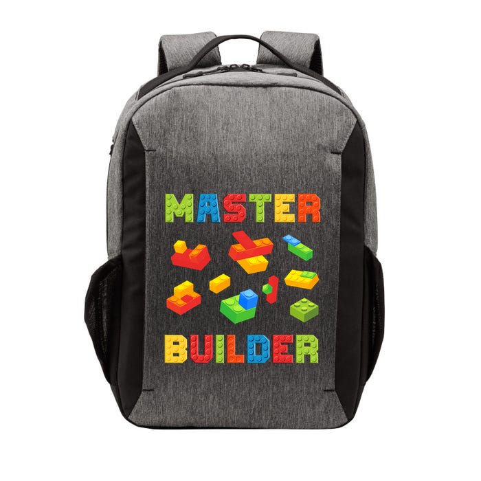 Master Builder Building Blocks Lover Brick Builder Vector Backpack
