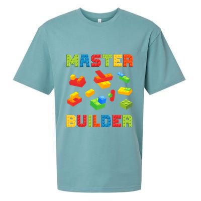 Master Builder Building Blocks Lover Brick Builder Sueded Cloud Jersey T-Shirt