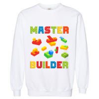 Master Builder Building Blocks Lover Brick Builder Garment-Dyed Sweatshirt