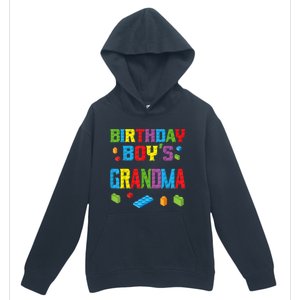 Master Builder Birthday Boy's Grandma Building Bricks Blocks Urban Pullover Hoodie