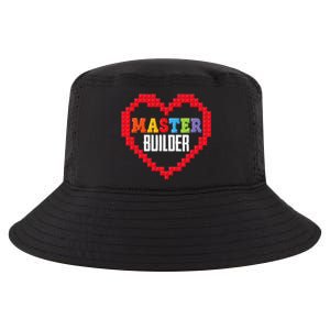 Master Builder Block Brick Building Heart Valentines Day Cool Comfort Performance Bucket Hat