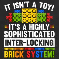 Master Builder Bricks Blocks Play Toys 7 Panel Mesh Trucker Snapback Hat