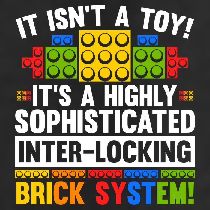 Master Builder Bricks Blocks Play Toys 7 Panel Mesh Trucker Snapback Hat