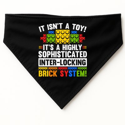 Master Builder Bricks Blocks Play Toys USA-Made Doggie Bandana