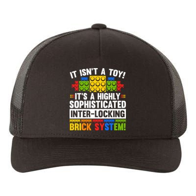 Master Builder Bricks Blocks Play Toys Yupoong Adult 5-Panel Trucker Hat