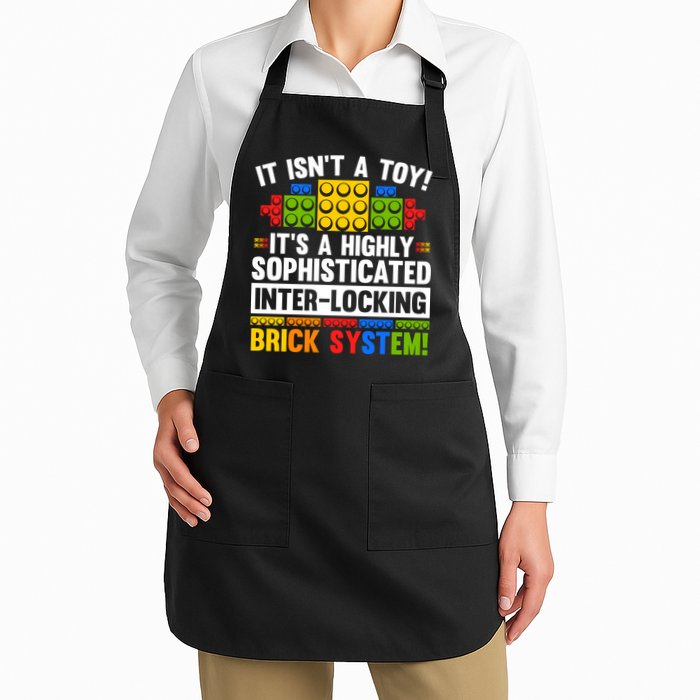 Master Builder Bricks Blocks Play Toys Apron