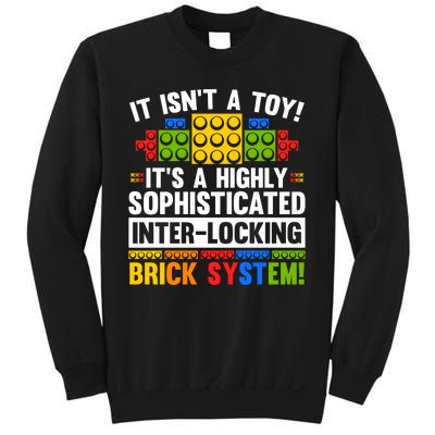 Master Builder Bricks Blocks Play Toys Sweatshirt