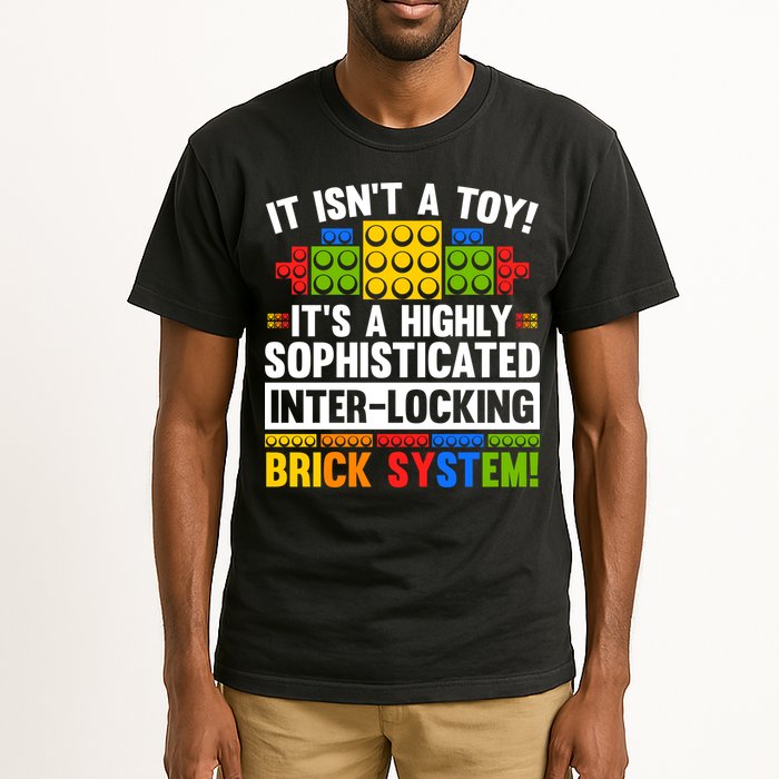 Master Builder Bricks Blocks Play Toys Tall T-Shirt