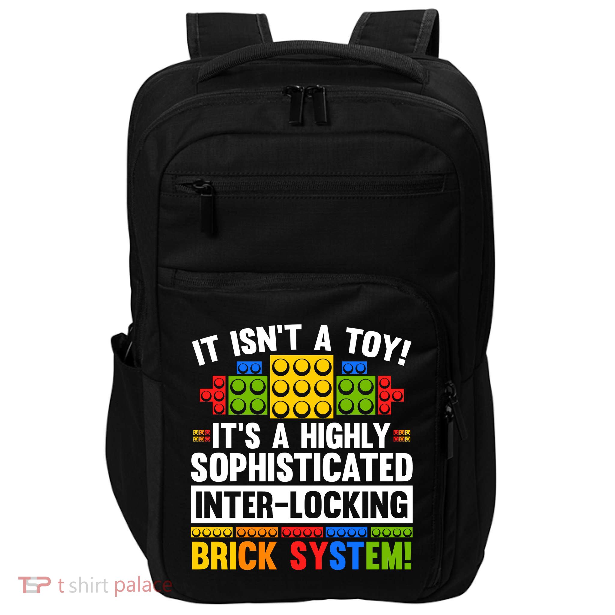 Master Builder Bricks Blocks Play Toys Impact Tech Backpack
