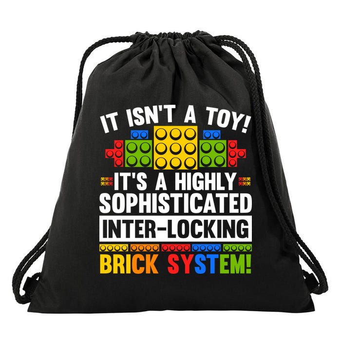 Master Builder Bricks Blocks Play Toys Drawstring Bag
