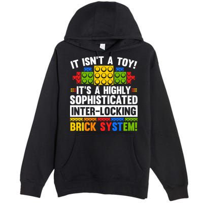 Master Builder Bricks Blocks Play Toys Premium Pullover Hoodie