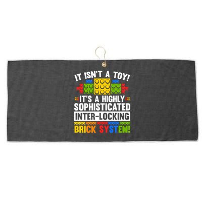 Master Builder Bricks Blocks Play Toys Large Microfiber Waffle Golf Towel