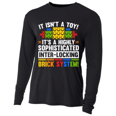 Master Builder Bricks Blocks Play Toys Cooling Performance Long Sleeve Crew