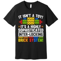 Master Builder Bricks Blocks Play Toys Premium T-Shirt
