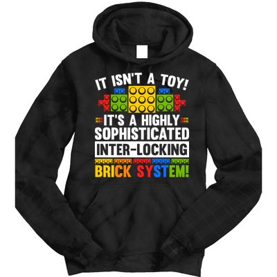 Master Builder Bricks Blocks Play Toys Tie Dye Hoodie