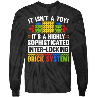 Master Builder Bricks Blocks Play Toys Tie-Dye Long Sleeve Shirt
