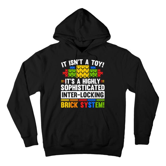 Master Builder Bricks Blocks Play Toys Tall Hoodie